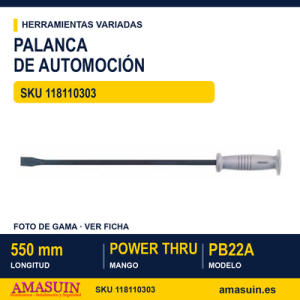 Palanca de Automoción PB22A - 550MM
