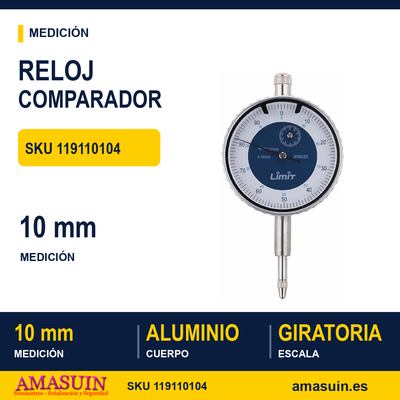 Reloj Comparador Analógico 10 mm 1 Reloj Comparador Analógico 10 mm
