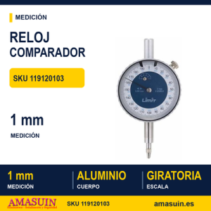RELOJ COMPARADOR 1mm
