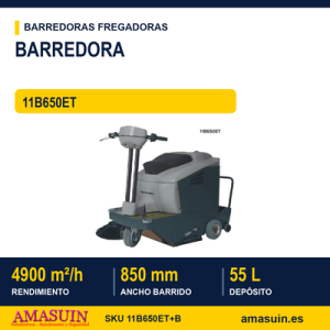 Barredora 11B650ET Conductor Sentado a Batería
