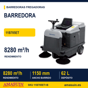 Barredora 11B705ET Conductor Sentado a Batería