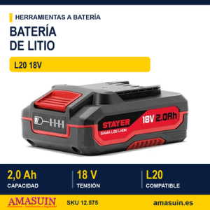 BATERÍAS L20 18V BATERÍA 2.0 Ah
