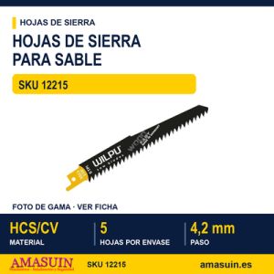 BLI.SIERRA SABLE 5 HOJAS S644D L.130MM