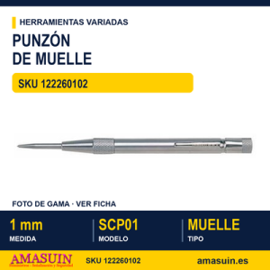 PUNZÓN MUELLE SCP01 1MM