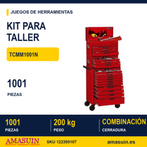KIT PARA TALLER TCMM1001N 1001 PZAS TCMM1001N