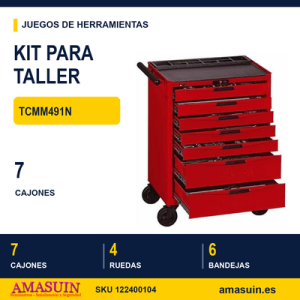 Kit para Taller 491 Piezas TCMM491N