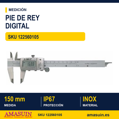 PIE DE REY DIGITAL Resistente al Agua 150 mm 1 PIE DE REY DIGITAL Resistente al Agua 150 mm