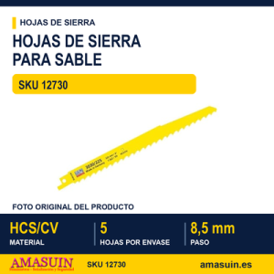BLI.SIERRA SABLE 5 HOJAS S1617K L.280MM