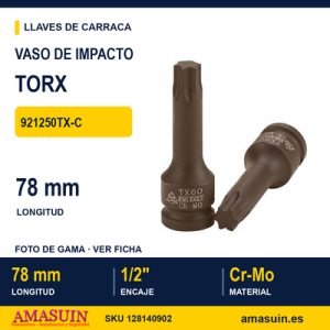 VASO DE IMPACTO TX 1/2" 921250TX-C