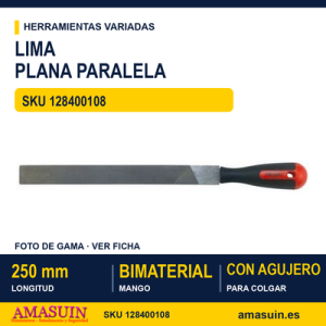 Lima plana paralela FLFT10 - 250mm