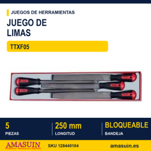 Juego de Limas TTXF05 - 5 piezas