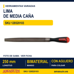 Lima de Media Caña FLHR10 - 250 mm