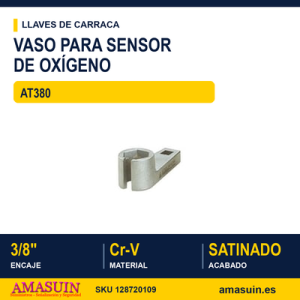 Vaso para sensor de oxígeno 3/8" 30 mm AT380