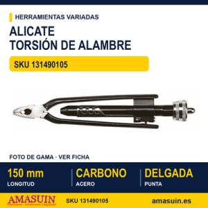 ALICATE DE TORSIÓN DE ALAMBRE AT605 - 150MM Alicates de corte giratorio