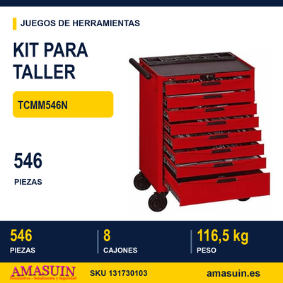 KIT PARA TALLER TCMM546N 546 PZAS TCMM546N 1 KIT PARA TALLER TCMM546N 546 PZAS TCMM546N