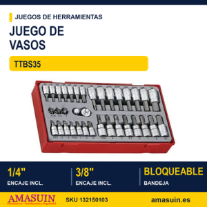 Juego de Puntas de Vasos 38"-14" TTBS35