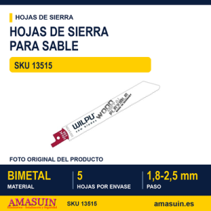 BLI.SIERRA SABLE 5 HOJAS S922VF L.130MM