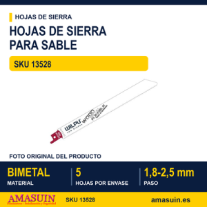 BLI.SIERRA SABLE 5 HOJAS S1122E L.260MM