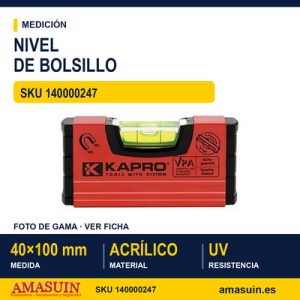 Nivel de Bolsillo Manual 246M