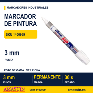 Marcador Superficies Aceitosas Punta 3mm