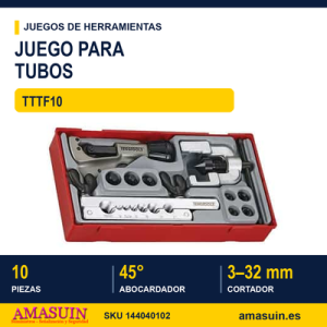 Juego de herramientas para ensanchar tubos TTTF10 - 10 Piezas