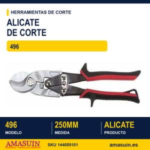 ALICATE CORTA ALAMBRE 496 250MM Cortaalambres