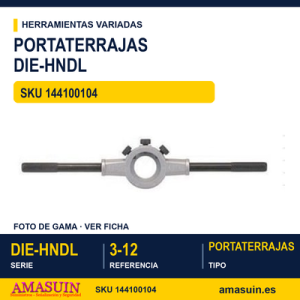 PORTATERRAJAS DIE-HNDL 3-12