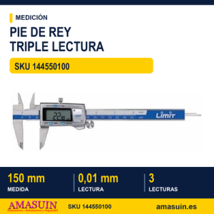 Pie de Rey Digital Triple Lectura 150 mm