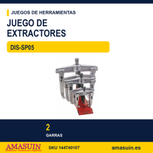 JUEGO DE EXTRACTORES 2 GARRAS DIS-SP05