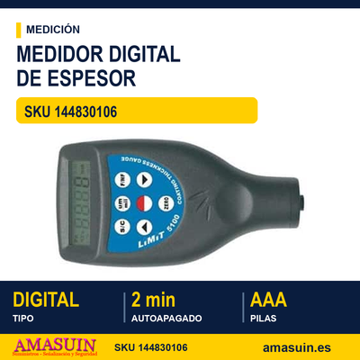 Comprobador de Espesor Digital 5100 1 Comprobador de Espesor Digital 5100