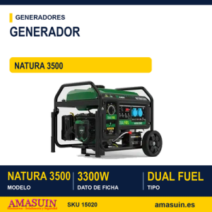 GENERADOR DUAL FUEL NATURA 3500 3300W