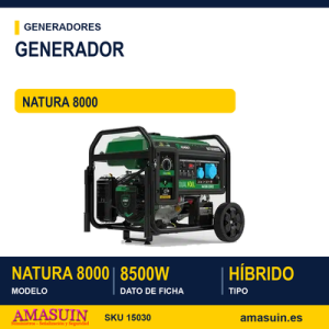 GENERADOR 8500W HÍBRIDO NATURA 8000
