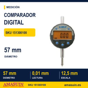 Comparador Electrónico Digital Ø 57 mm - 12,5 mm