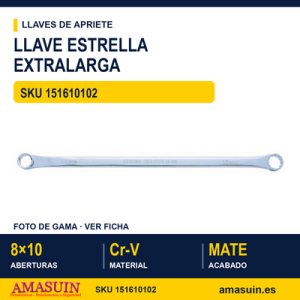 Llave Estrella Extra Larga 630810FL - 8X10