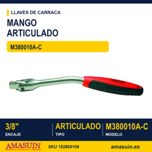 MANGO ARTICULADO 3/8" M380010A-C MANGO ARTICULADO 38" M380010A-C