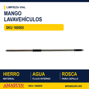 Mango Hierro Cincado Lava-Vehículos 90 cm