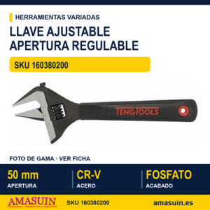 Llave Ajustable 4004WT apertura hasta 50mm