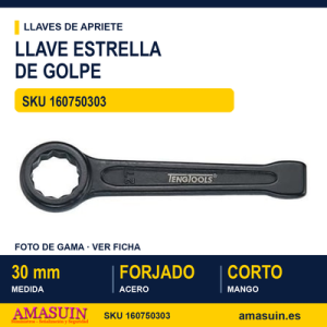 Llave de Estrella de Golpe 903030 - 30MM