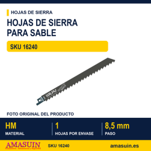 BLI.SIERRA SABLE 1 HOJA S2041HM L.380MM