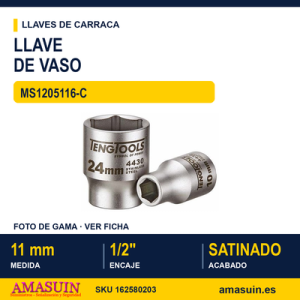 Llave de Vaso de 1/2” MS1205116-C 11MM
