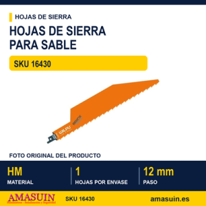 BLI.SIERRA SABLE 1 HOJA LADRILLO L.300MM (16430)