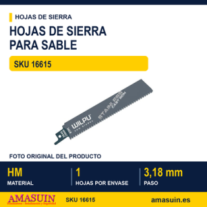 BLI.SIERRA SABLE 1 HOJA S956XHM L.150MM