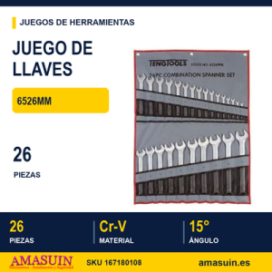 Juego de 26 Llaves Combinadas 6-32MM 6526MM
