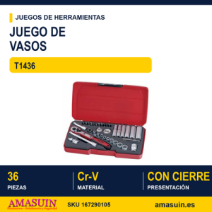 Juego de Llaves de Vaso T1436