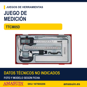 *JUEGO DE HERRAMIENTAS DE MEDICION TTCM05D JUEGO DE HERRAMIENTAS DE MEDICION TTCM05D