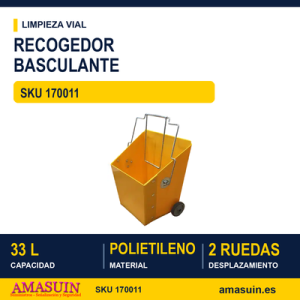 Recogedor Basculante con Ruedas