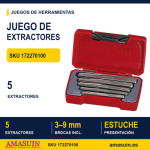 Juego de Extractores de Tornillo HRC50-52