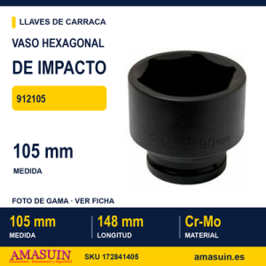 Vaso de Impacto Hexagonal 1" 12" - 912105