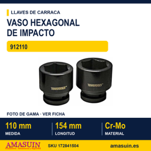 Vaso de Impacto Hexagonal 1" 12" - 912110