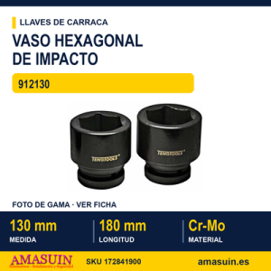 Vaso de Impacto Hexagonal 1" 12" - 912130